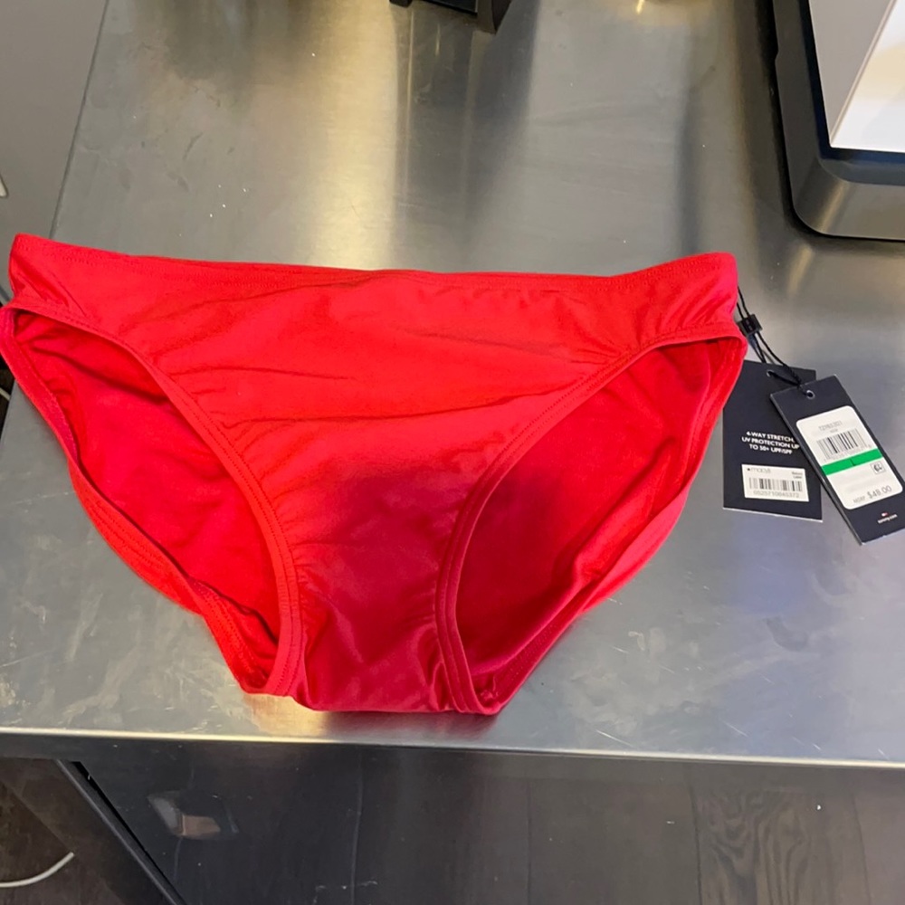 Tommy Hilfiger women’s red bikini bottoms